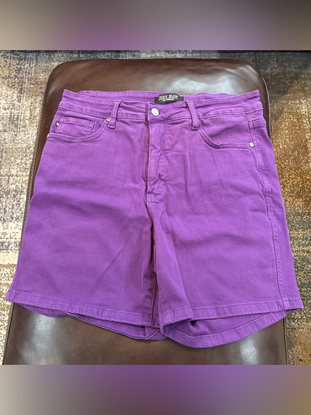 Judy Blue Purple Women's Denim Shorts